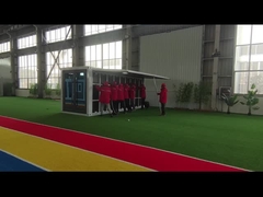 La casa prefabricada extensible de acero plegable de la casa del envase se dirige la caja de distribución del zócalo