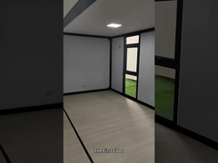 Contenedor de envío expandible de 20 pies de altura de pared cortina de vidrio ODM