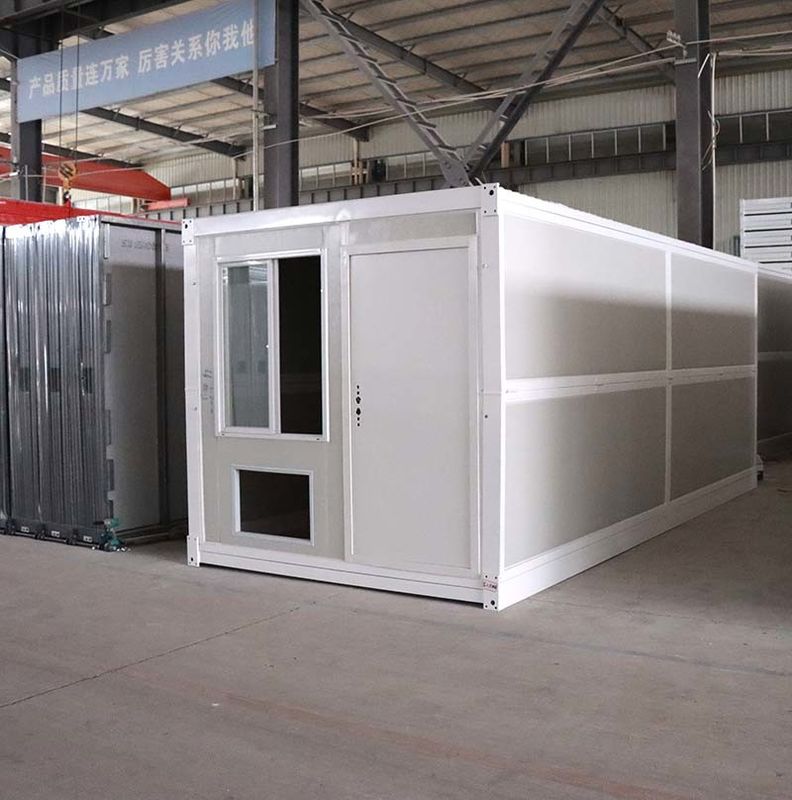 Hogares prefabricados del almacenamiento de la oficina de trabajo del campo de la casa del envase del plegamiento del dormitorio