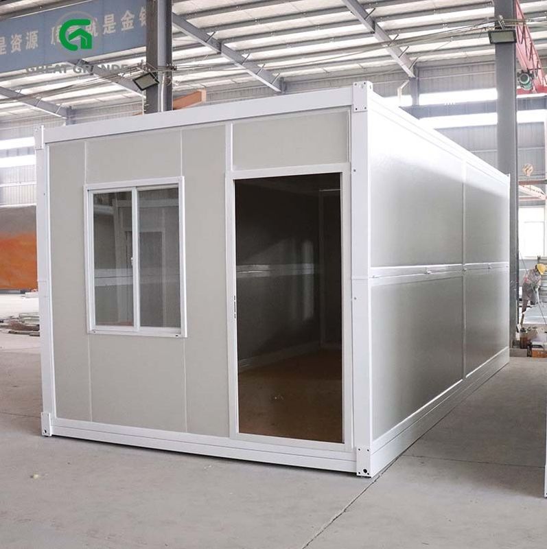La casa plegable prefabricada del envase del móvil portátil es conveniente para el emplazamiento o el ejército de la obra