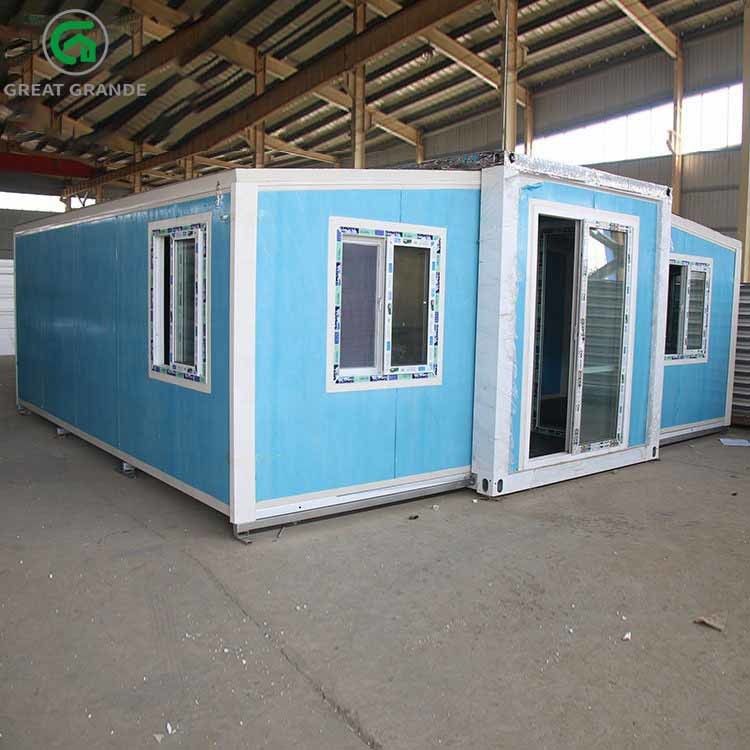 Casas portátiles del contenedor de almacenamiento de los hogares del envase del dormitorio prefabricado extensible de la casa 5 del envase de Brande los 20/40Ft