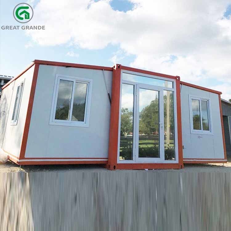 La casa extensible del envase prefabricó el contenedor extensible se dirige el contenedor de almacenamiento confeccionado del envase de la casa