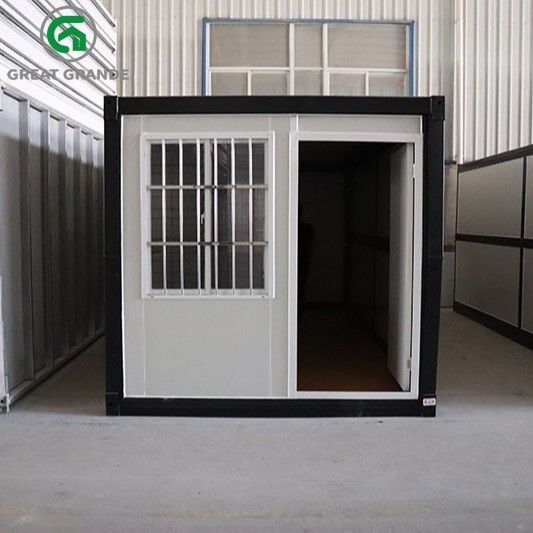 Pequeño color modificado para requisitos particulares casa plegable modular minúsculo del envase de la casa de oficina