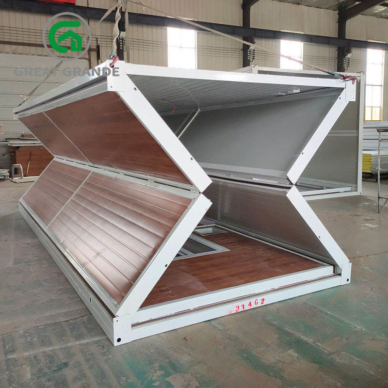 El contenedor modular portátil de la casa de la oficina del sitio galvanizó al OEM portátil prefabricado de acero de la cabina