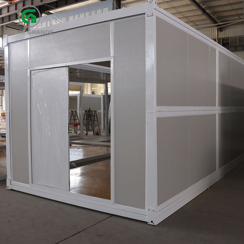 Puerta de acero plegable prefabricada del hurto de Front Wall Double Door Anti de la casa del envase