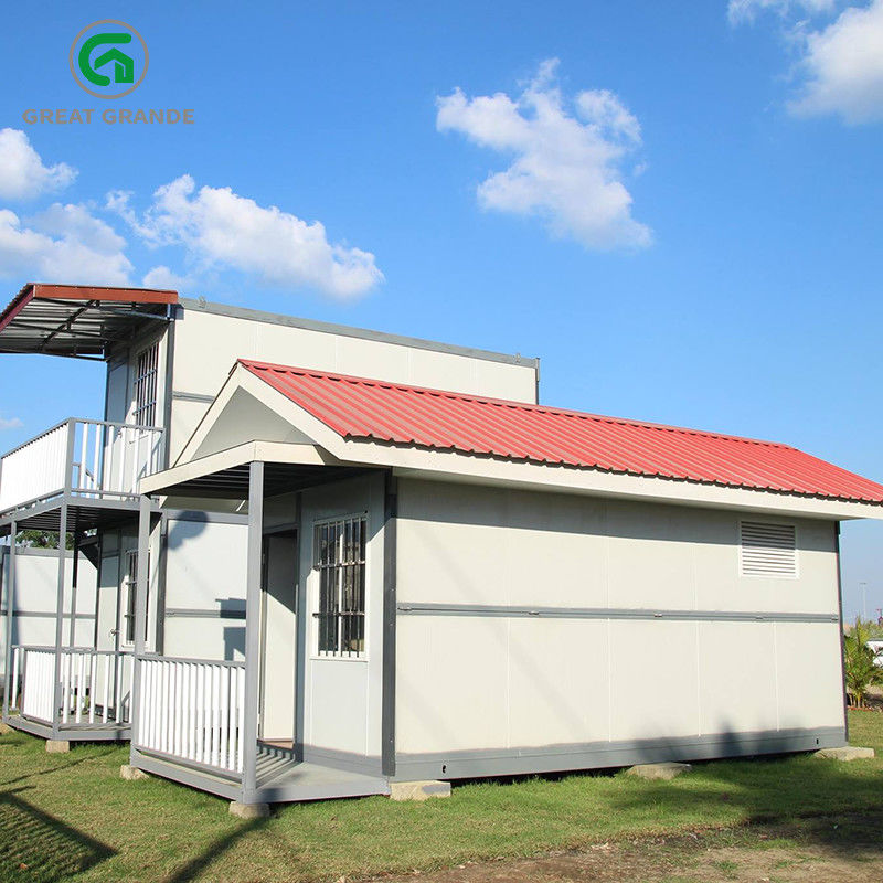 Casa plegable prefabricada del envase para la oficina temporal y alojamiento en emplazamiento de la obra