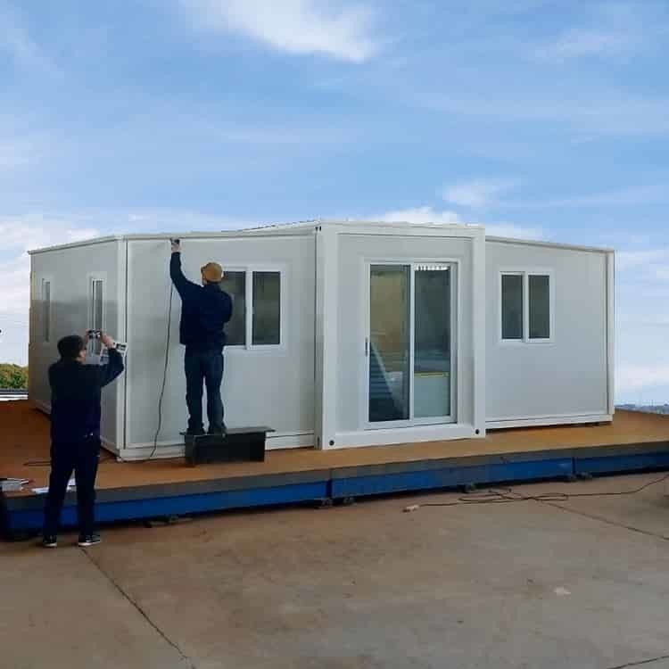 ODM Innovación Casa prefabricada expandible Eficaz Alta superior 2.46 ~ 2.59m Alturas interiores