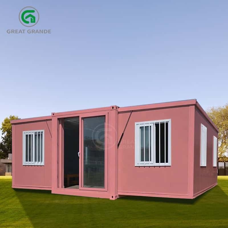 20FT portable ampliable hogares de comodidad confort de acero galvanizado marco paneles de pared compuestos