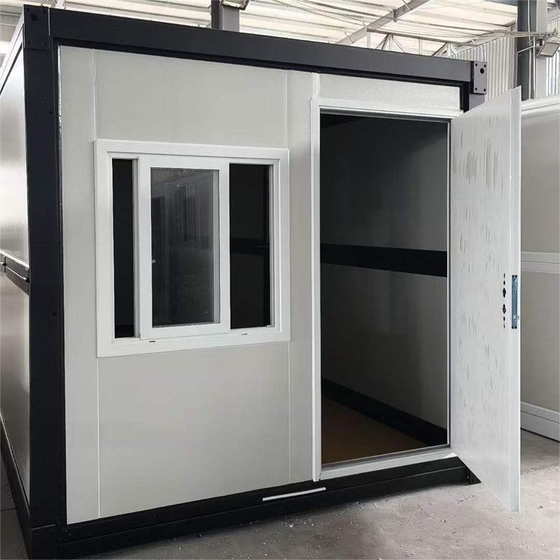 Casa de contenedores plegable de 20 pies Fabricante Tubos cuadrados Acero galvanizado Instalación rápida