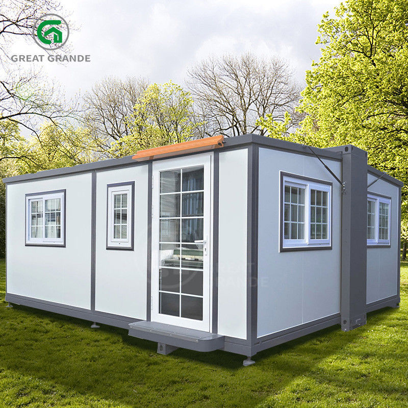 Apoyo a la personalización Transformable Vivienda portátil de ambos lados suelo de bambú suelo de madera