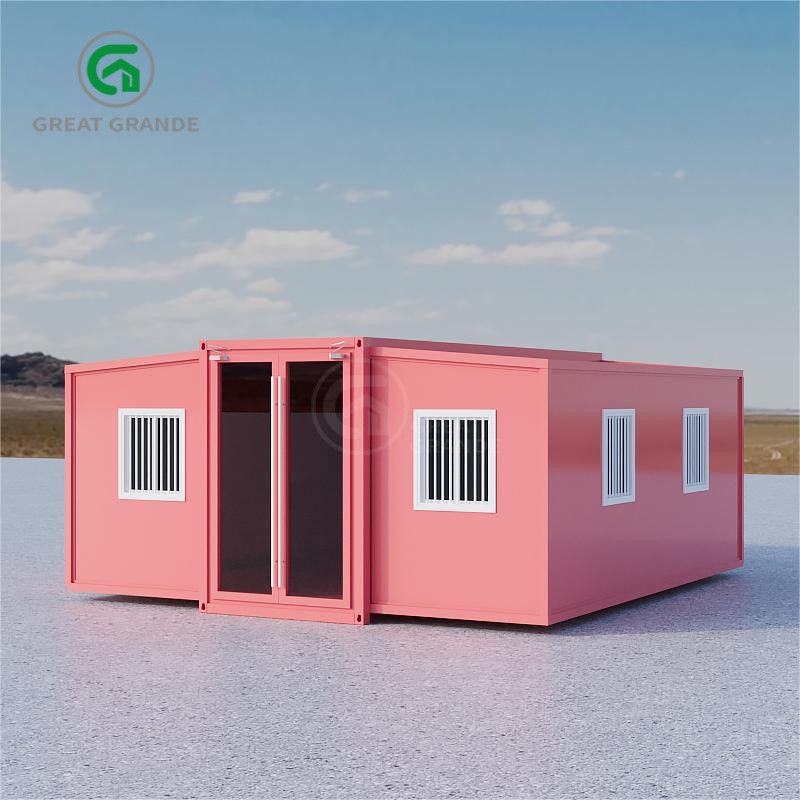 5600 mm * 6300 mm * 2250 mm Espacio interno 2 dormitorios Casas prefabricadas de contenedores con inodoro