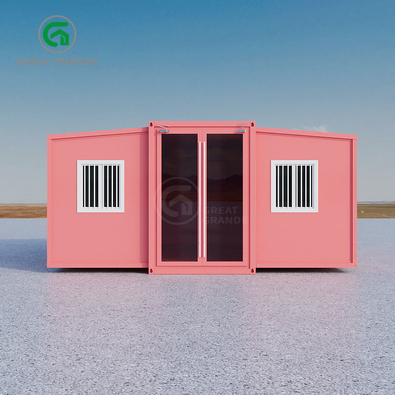 5600 mm * 6300 mm * 2250 mm Espacio interno 2 dormitorios Casas prefabricadas de contenedores con inodoro