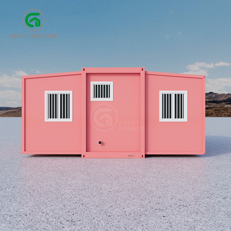 5600 mm * 6300 mm * 2250 mm Espacio interno 2 dormitorios Casas prefabricadas de contenedores con inodoro