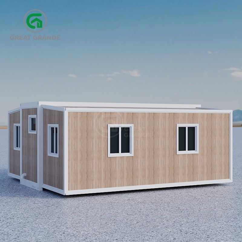 Casa prefabricada plegable de acero galvanizado con color exterior personalizable