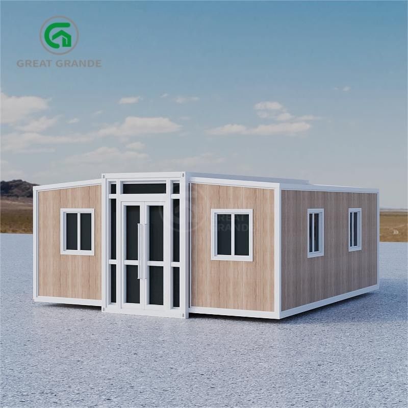 Casa prefabricada plegable de acero galvanizado con color exterior personalizable