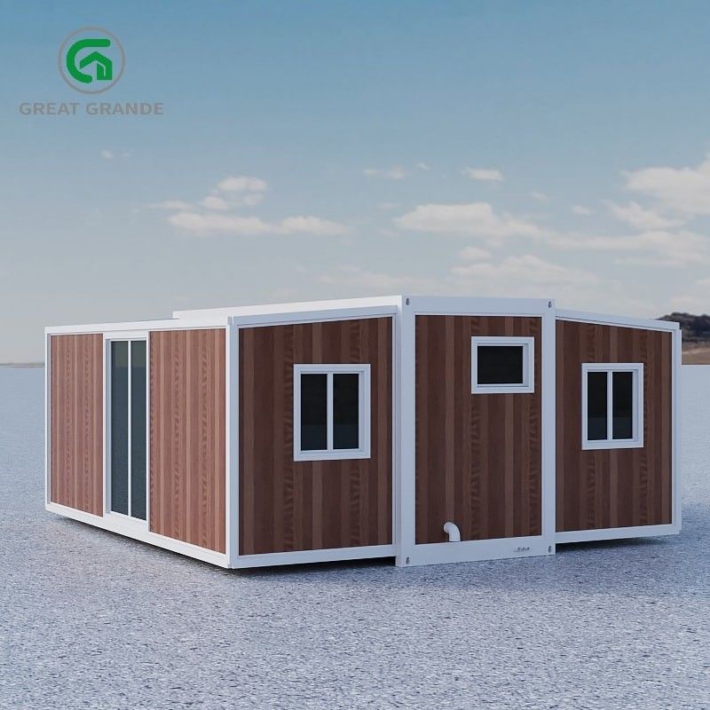 Casa prefabricada expandible contemporánea 2.0kN/m2 Janela corredera de carga en vivo de aleación de aluminio