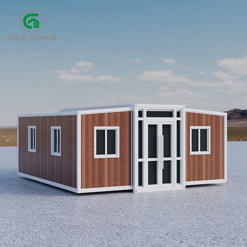 Casa prefabricada expandible contemporánea 2.0kN/m2 Janela corredera de carga en vivo de aleación de aluminio