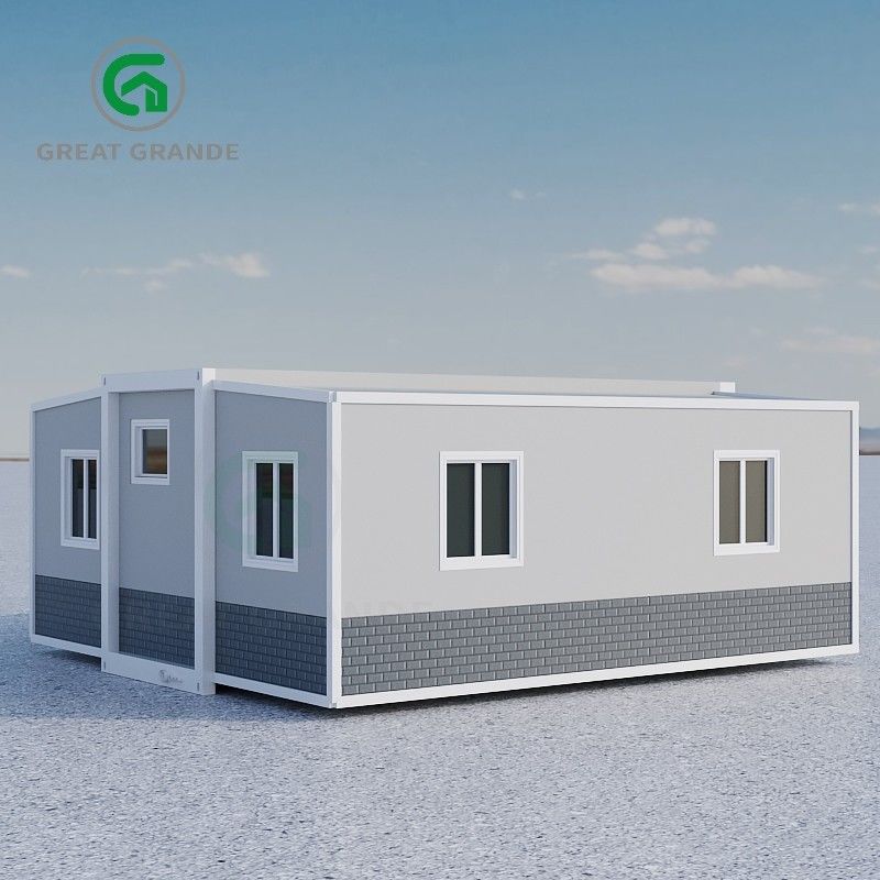 Casa prefabricada de acero fácil de montar Casa prefabricada para la carga de nieve 1.0 KN/m2