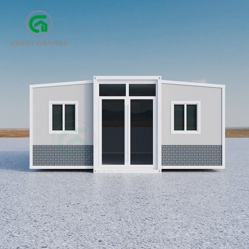 Casa prefabricada de acero fácil de montar Casa prefabricada para la carga de nieve 1.0 KN/m2