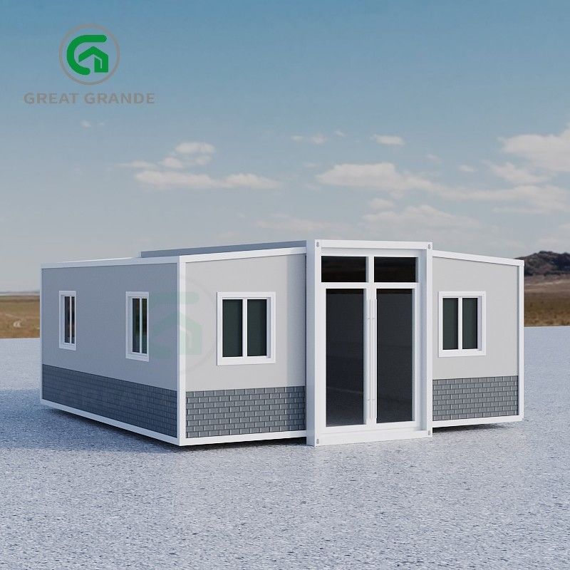 Casa prefabricada de acero fácil de montar Casa prefabricada para la carga de nieve 1.0 KN/m2