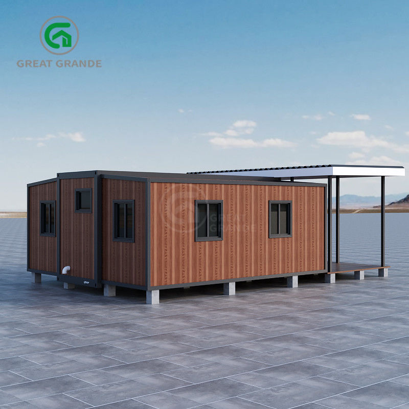 Casa prefabricada expandible Resistente a la intemperie Valor R 2.95K.m/W Transporte conveniente