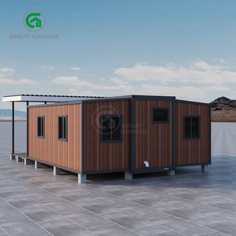 Casa prefabricada expandible Resistente a la intemperie Valor R 2.95K.m/W Transporte conveniente
