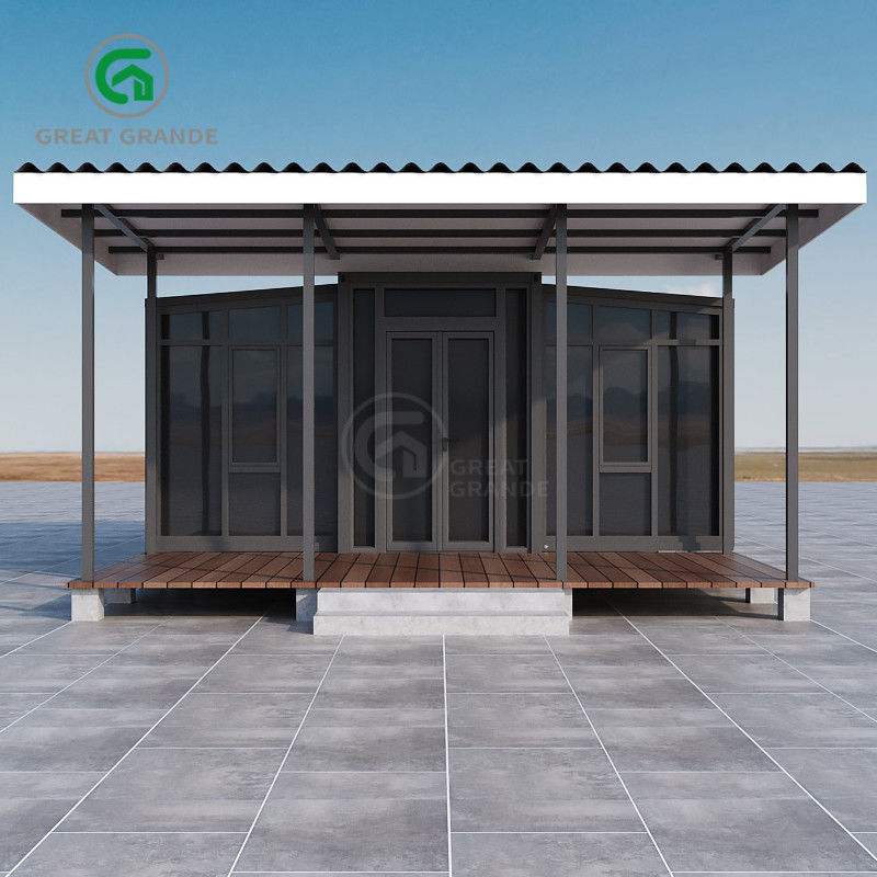 Casa prefabricada expandible Resistente a la intemperie Valor R 2.95K.m/W Transporte conveniente