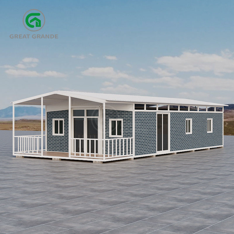Casa portátil extensible asequible y práctica para soluciones de vivienda temporal
