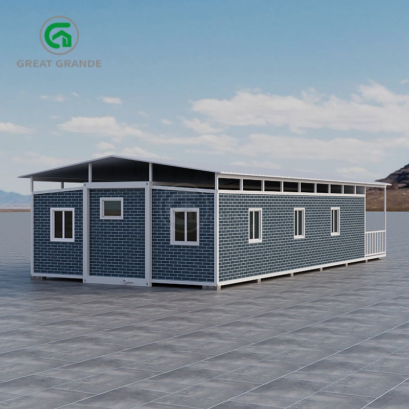 Casa portátil extensible asequible y práctica para soluciones de vivienda temporal