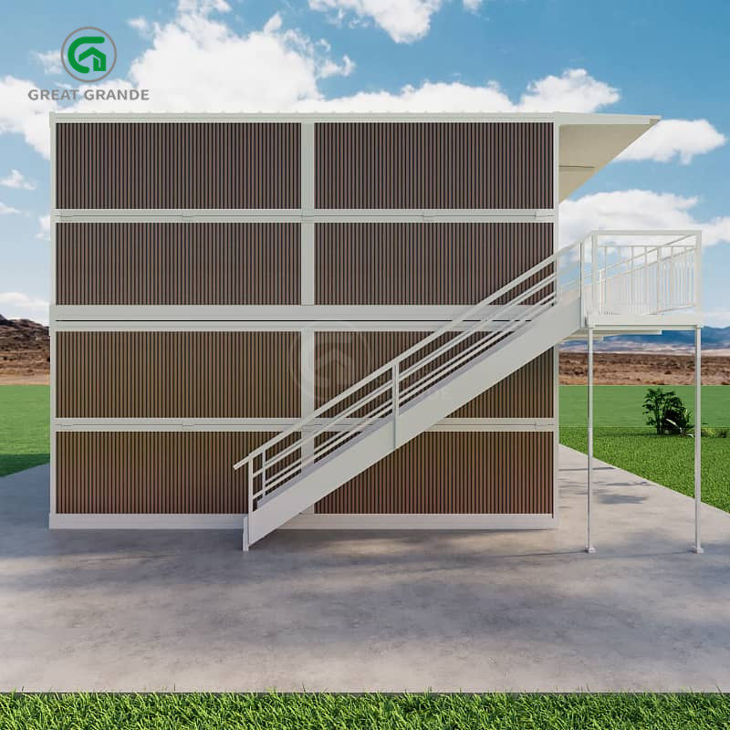Diseño de techo de pendiente contenedor plegable para el hogar piezas de acero fundido de conexión de ángulo piezas de acero placas de servicio más de 15 años