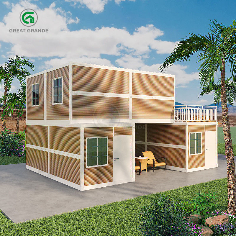 Construcción y transporte Ventajas Casa de contenedores plegable en solo 4 pasos Instalación rápida
