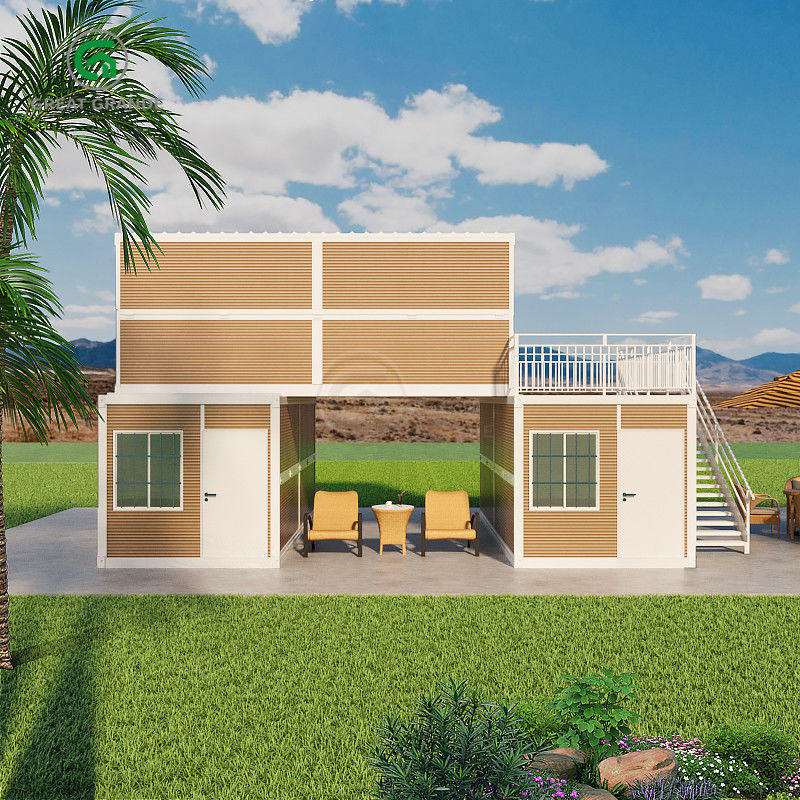 Construcción y transporte Ventajas Casa de contenedores plegable en solo 4 pasos Instalación rápida
