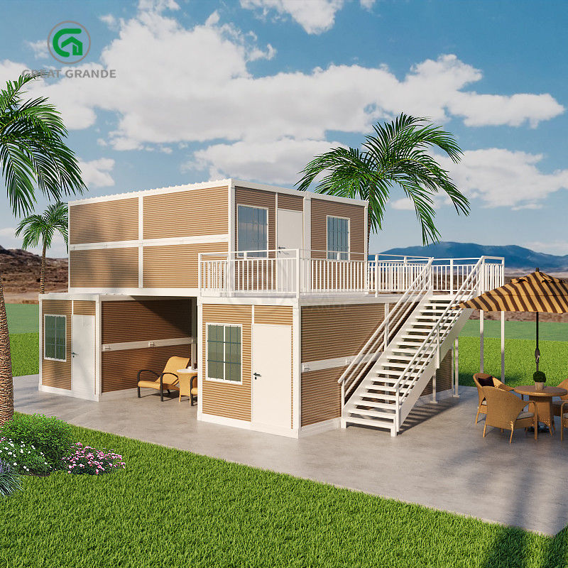 Construcción y transporte Ventajas Casa de contenedores plegable en solo 4 pasos Instalación rápida