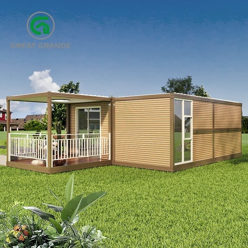 Energía- Características para contenedores plegables Casa cumple con estrictas normas internacionales Puertas preinstaladas
