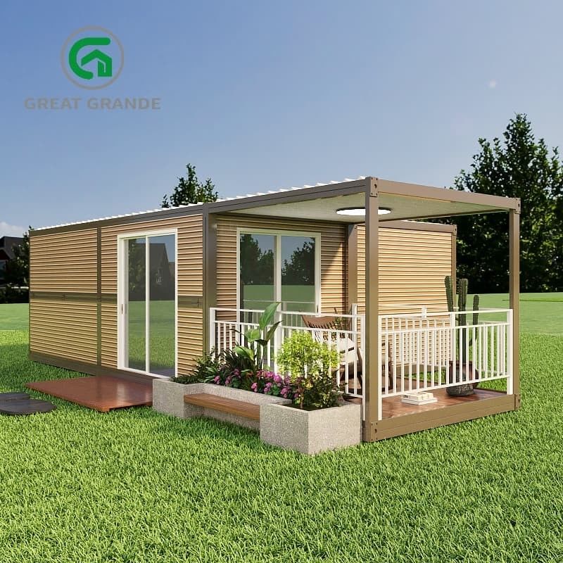 Energía- Características para contenedores plegables Casa cumple con estrictas normas internacionales Puertas preinstaladas