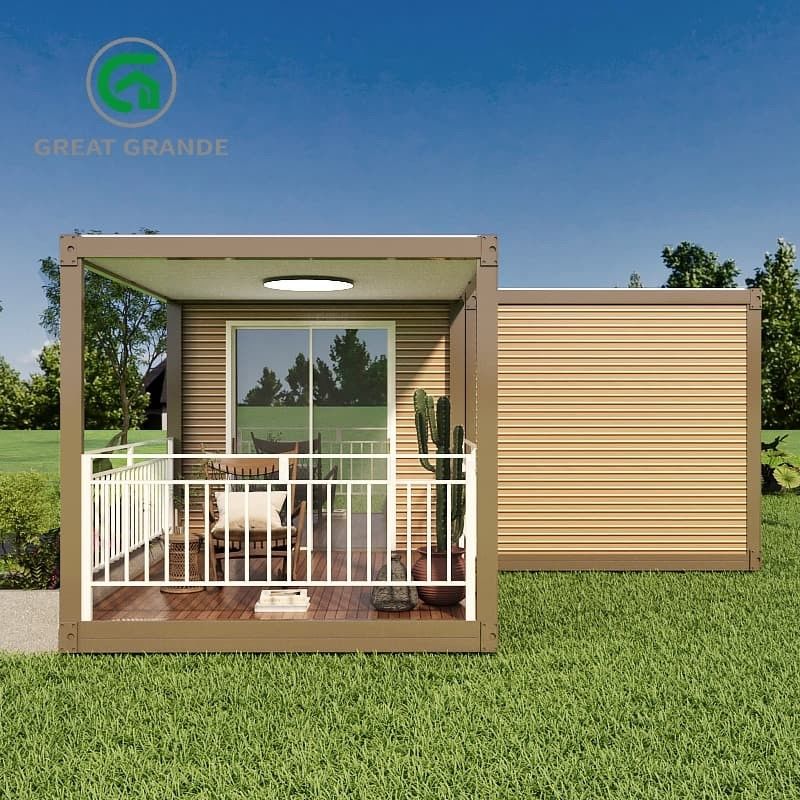 Energía- Características para contenedores plegables Casa cumple con estrictas normas internacionales Puertas preinstaladas