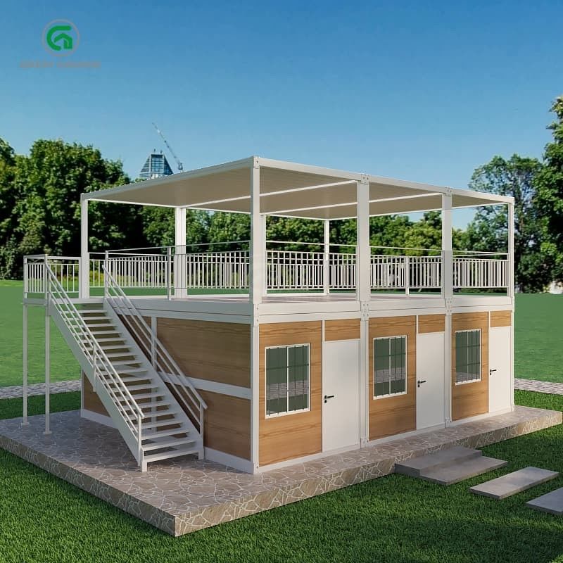 Presión del suelo 2.0 KN/m2 Casa de contenedores portátil con exterior personalizable y libertad de diseño