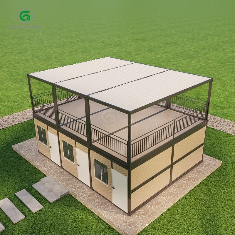 Diseño impermeable patentado Contenedor transformable para transporte compacto y plegable